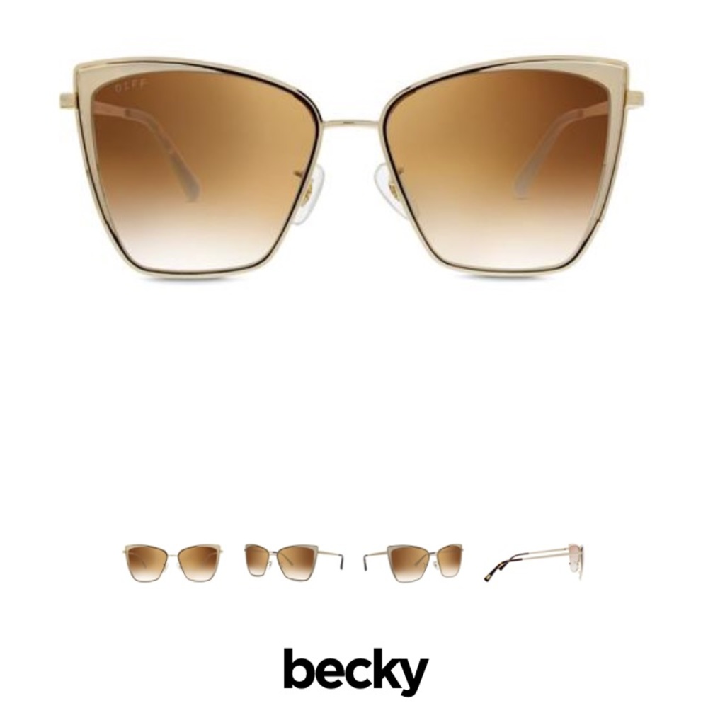 Brand New DIFF Eyewear Becky Sunnies